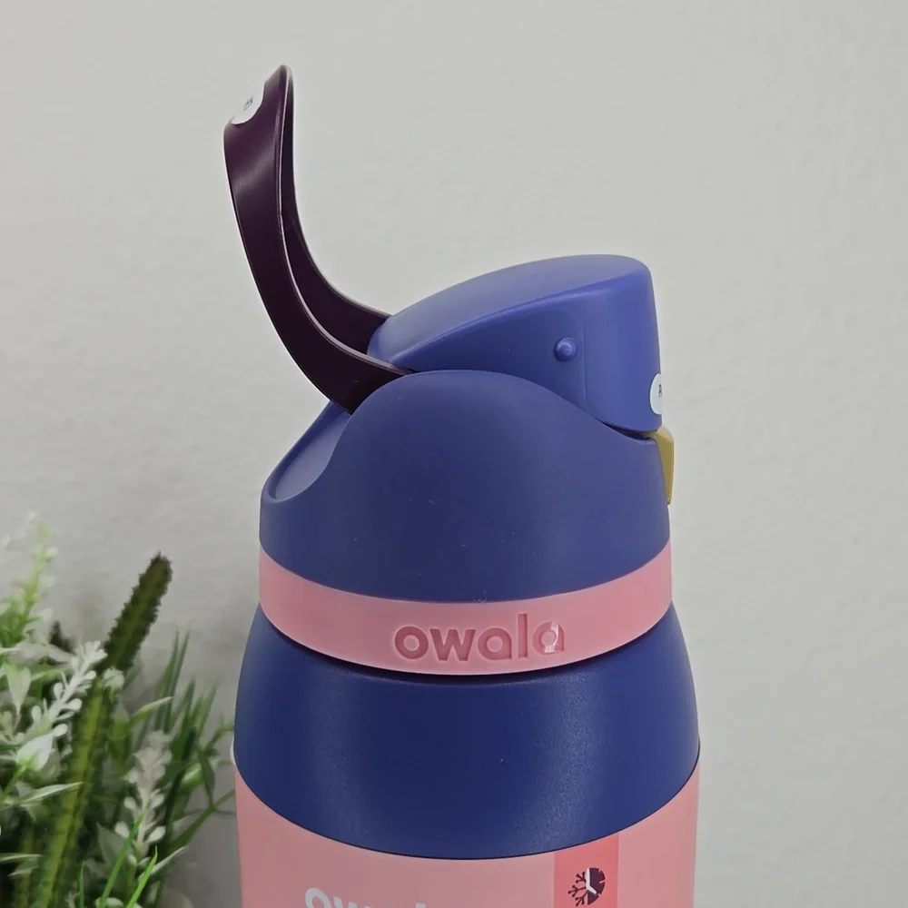 NWT Owala FreeSip Stainless Steel Water Bottle 40oz Color: Blue Jay - Picture 9 of 10